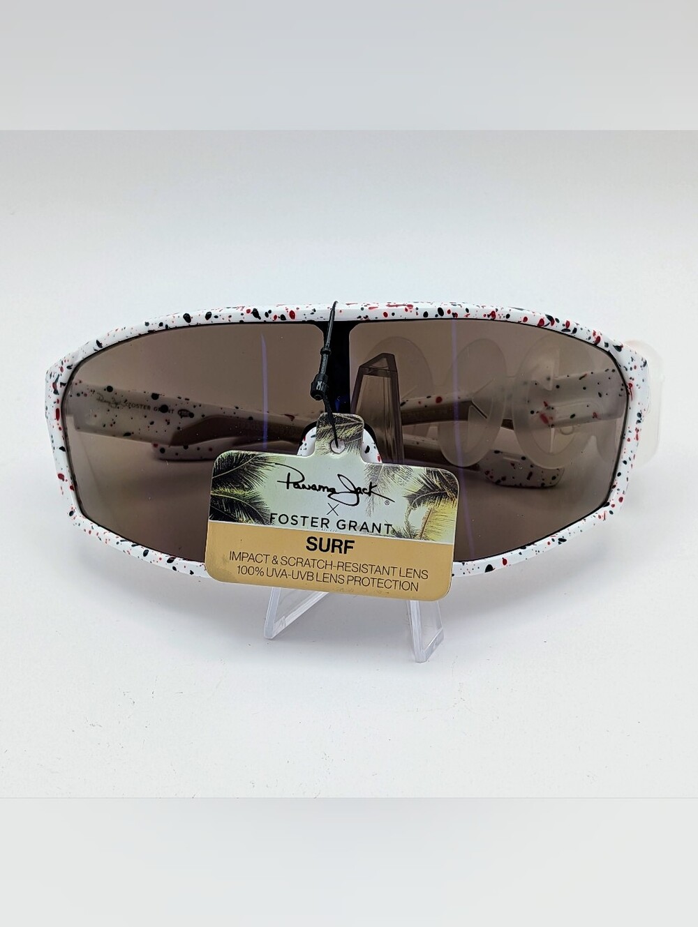 Foster Grant Panama Jack SURF Sunglasses 100% UVA-UVB Lens Protection Splatter